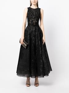 Saiid Kobeisy Semi-doorzichtige jurk - Zwart