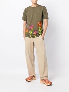 Stain Shade T-shirt met bloemenprint - Groen