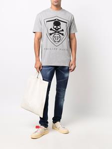 Philipp Plein T-shirt met logoprint - Grijs