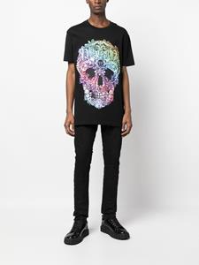 Philipp Plein T-shirt met barokprint - Zwart