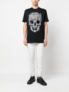 Philipp Plein T-shirt met barokprint - Zwart