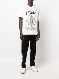 John Richmond T-shirt met print - Wit