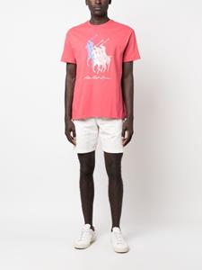 Polo Ralph Lauren T-shirt met logoprint - Rood