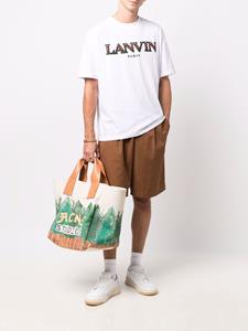 Lanvin T-shirt met logoprint - Wit