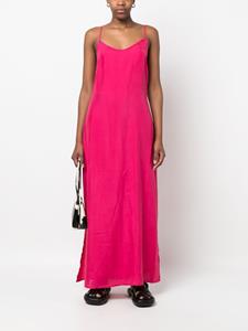 P.A.R.O.S.H. Maxi-jurk met gestrikte rug - Roze