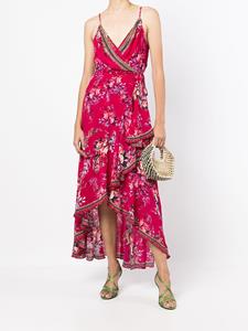 Camilla Maxi-jurk met bloemenprint - Roze