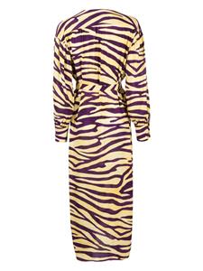 Roseanna Maxi-jurk met luipaardprint - Geel