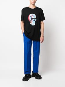 Alexander McQueen skull-graphic cotton T-shirt - Zwart
