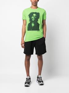 Dsquared2 T-shirt met print - Groen