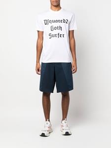 Dsquared2 T-shirt met tekst - Wit