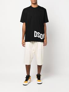 Dsquared2 T-shirt met logoprint - Zwart