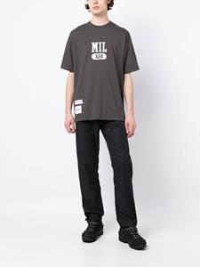 Izzue T-shirt met logoprint - Grijs