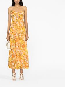 ZIMMERMANN Maxi-jurk met bloemenprint - Oranje