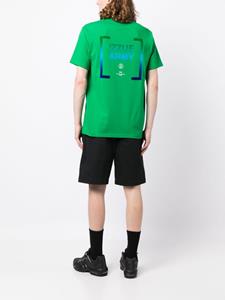 Izzue T-shirt met logoprint - Groen