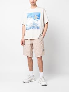 Adidas T-shirt met print - Beige