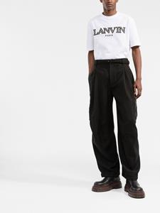 Lanvin T-shirt met geborduurd logo - Wit