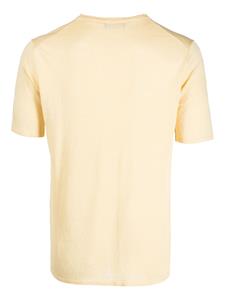 Roberto Collina T-shirt met ronde hals - Geel
