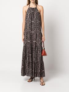 Alexis Maxi-jurk met geometrische print - Beige