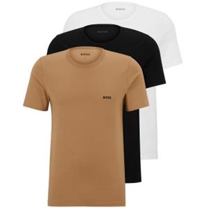 BOSS 3 stuks Classic Cotton Solid T-Shirt