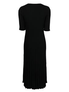 JOSEPH Ribgebreide jurk - Zwart