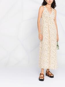 Ba&Sh Maxi-jurk met print - Beige