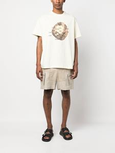 Song For The Mute T-shirt met print - Beige