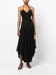 DKNY Maxi-jurk met gekreukt effect - Zwart