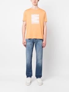 Emporio Armani T-shirt met logoprint - Oranje