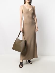 Emporio Armani Gebreide maxi-jurk - Beige