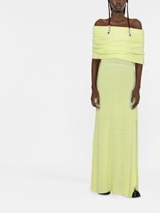 Philosophy Di Lorenzo Serafini Off-shoulder maxi-jurk - Groen