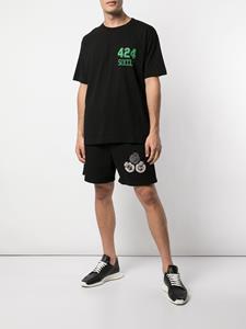424 T-shirt met logo - Zwart