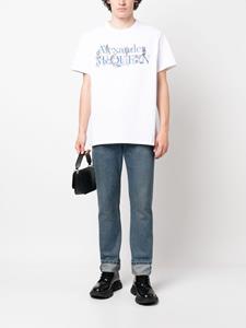 Alexander McQueen T-shirt met logoprint - Wit