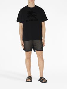 Burberry T-shirt met ronde hals - Zwart