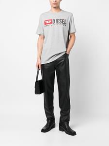 Diesel T-shirt met logoprint - Grijs