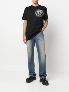 Philipp Plein T-shirt met logoprint - Zwart