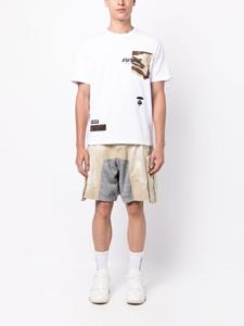 AAPE BY *A BATHING APE T-shirt met grafische print - Wit