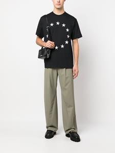 Etudes T-shirt met sterrenprint - Zwart