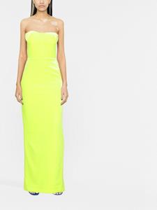 Alex Perry Strapless maxi-jurk - Groen