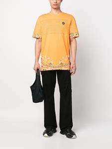 Philipp Plein T-shirt met bandanaprint - Oranje