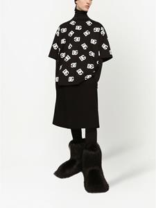 Dolce & Gabbana T-shirt met logoprint - Zwart