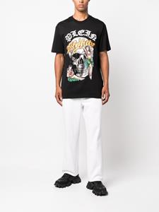 Philipp Plein T-shirt met grafische print - Zwart