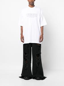 VETEMENTS T-shirt met logoprint - Wit