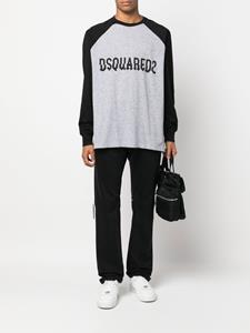 Dsquared2 T-shirt met logoprint - Grijs