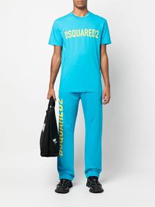 Dsquared2 T-shirt met logoprint - Blauw