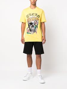 Philipp Plein T-shirt met grafische print - Geel