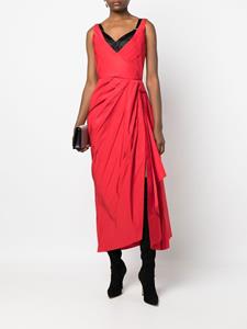 Alexander McQueen Geknoopte jurk - Rood