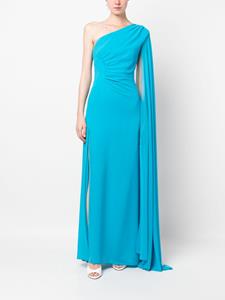 Blanca Vita Maxi-jurk met gedrapeerde mouwen - Blauw