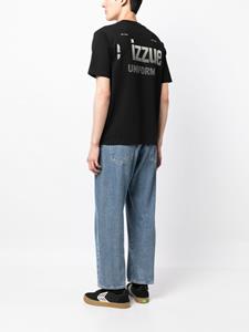 Izzue T-shirt met logopatch - Zwart