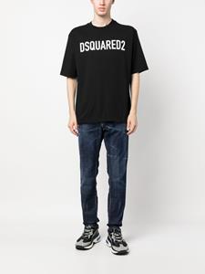 Dsquared2 logo-print cotton T-shirt - Zwart
