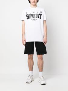 Plein Sport T-shirt met logoprint - Wit
